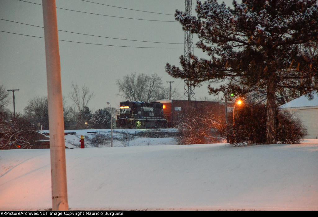 NS GP38-2 High nose Locomotive in the yard